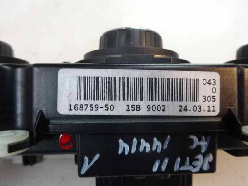 MANDO CALEFACCION AIRE ACONDICIONADO SKODA YETI 2011 1.2 TSI (105 CV)