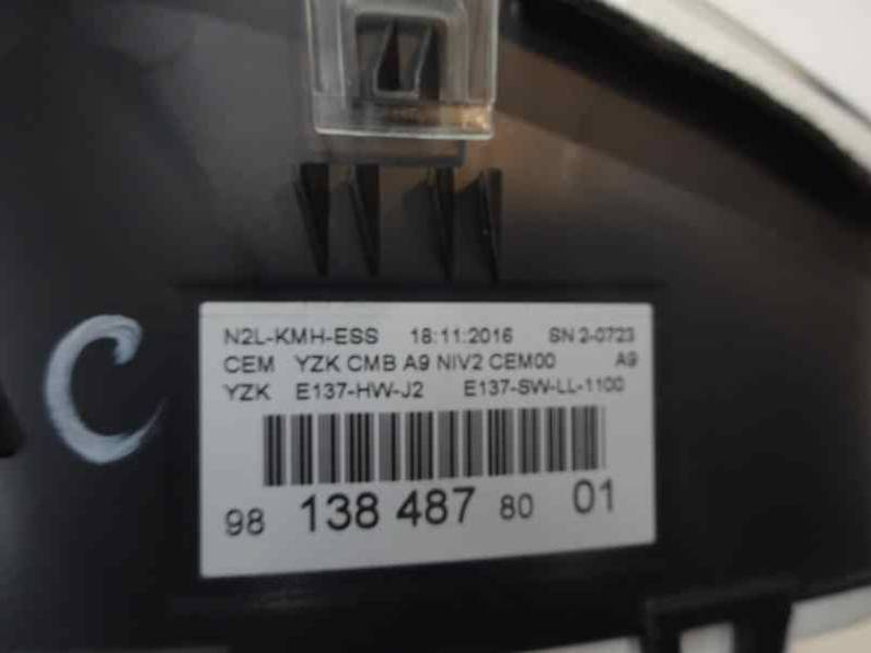 CUADRO INSTRUMENTOS PEUGEOT 208 2017 1.2 12V VTI (82 CV)