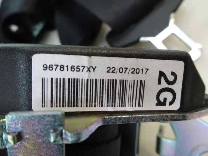 CINTURON SEGURIDAD TRASERO IZQUIERDO PEUGEOT 2008 2017 1.6 BLUE-HDI FAP (120 CV)