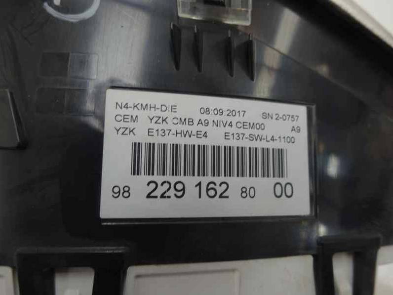 CUADRO INSTRUMENTOS PEUGEOT 2008 2017 1.6 BLUE-HDI FAP (120 CV)