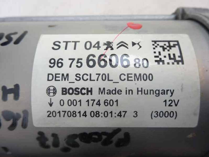 MOTOR ARRANQUE PEUGEOT 2008 2017 1.6 BLUE-HDI FAP (120 CV)