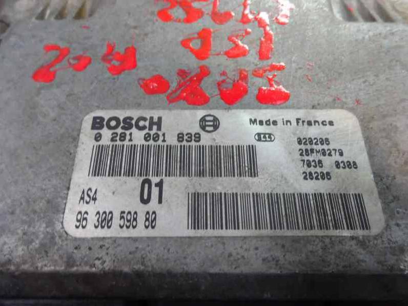 CENTRALITA MOTOR UCE CITROEN SAXO 2002 1.5 D (57 CV)