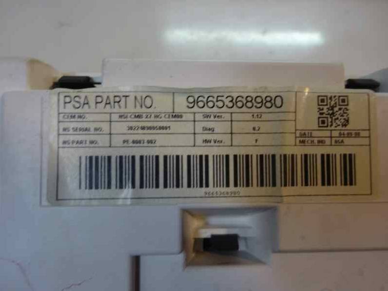 CUADRO INSTRUMENTOS CITROEN C5 BERLINA 2008 2.0 HDI FAP (136 CV)