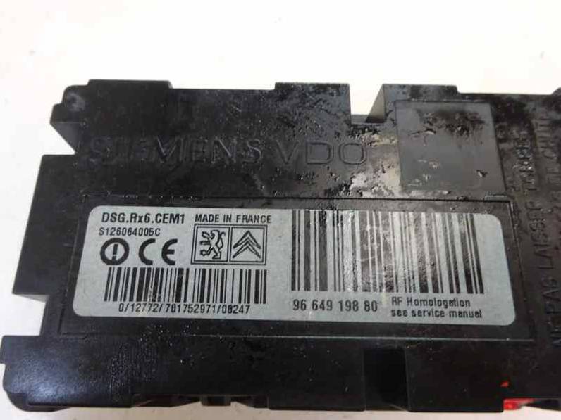 MODULO ELECTRONICO CITROEN C5 BERLINA 2008 2.0 HDI FAP (136 CV)