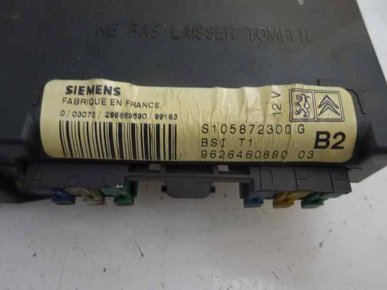 CAJA RELES FUSIBLES PEUGEOT 206 BERLINA 1999 1.9 D (69 CV)