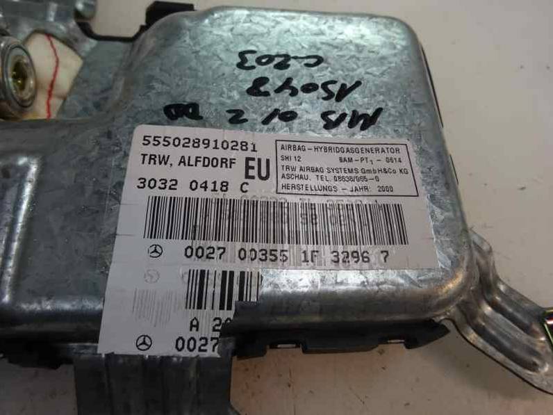 AIRBAG DELANTERO DERECHO MERCEDES CLASE C BERLINA 2001 2.2 CDI (143 CV)