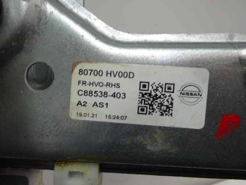 ELEVALUNAS DELANTERO DERECHO NISSAN QASHQAI 2021 1.3 16V (140 CV)