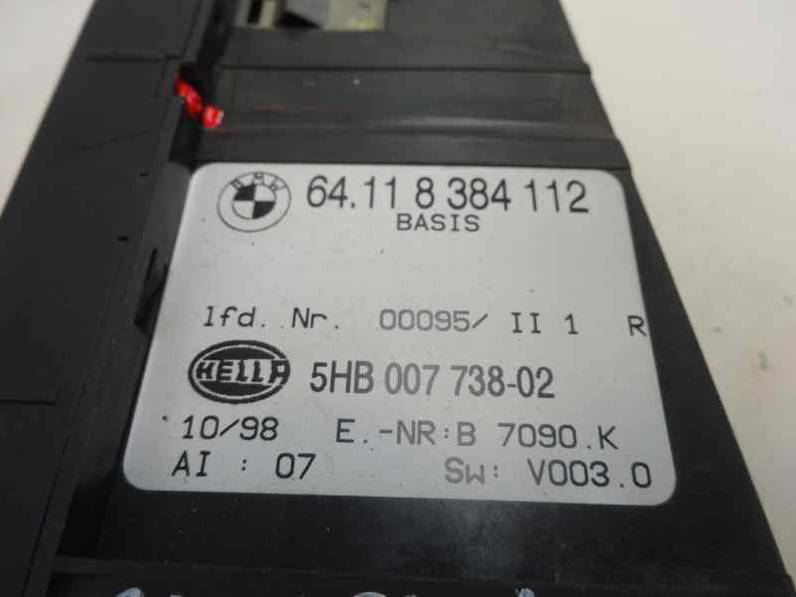 MANDO CLIMATIZADOR BMW SERIE 3 BERLINA 1998 2.8 24V (193 CV)