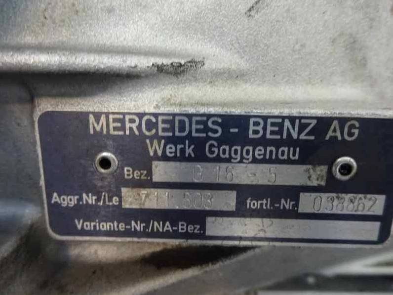 CAJA CAMBIOS MERCEDES SPRINTER CAJA CERR 1995 2.3 D (79 CV)