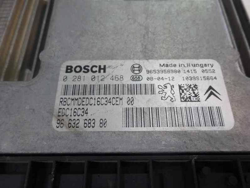 CENTRALITA MOTOR UCE CITROEN XSARA PICASSO 2008 1.6 16V HDI (90 CV)