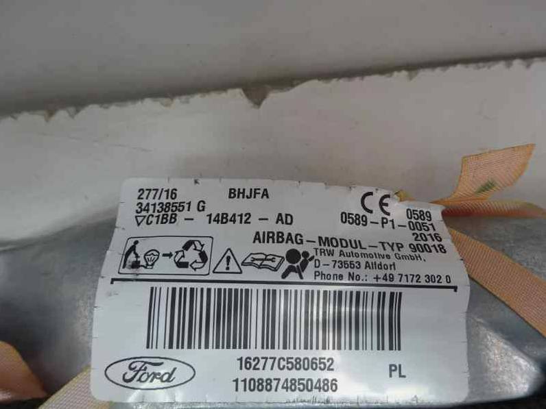 AIRBAG CORTINA DELANTERO IZQUIERDO FORD FIESTA 2016 1.25 16V (82 CV)