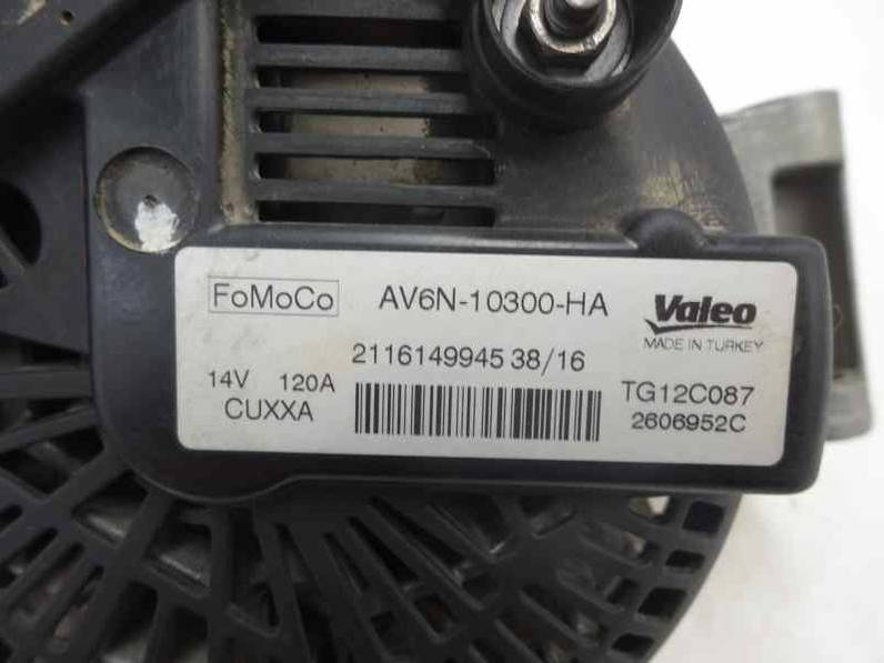 ALTERNADOR FORD FIESTA 2016 1.25 16V (82 CV)