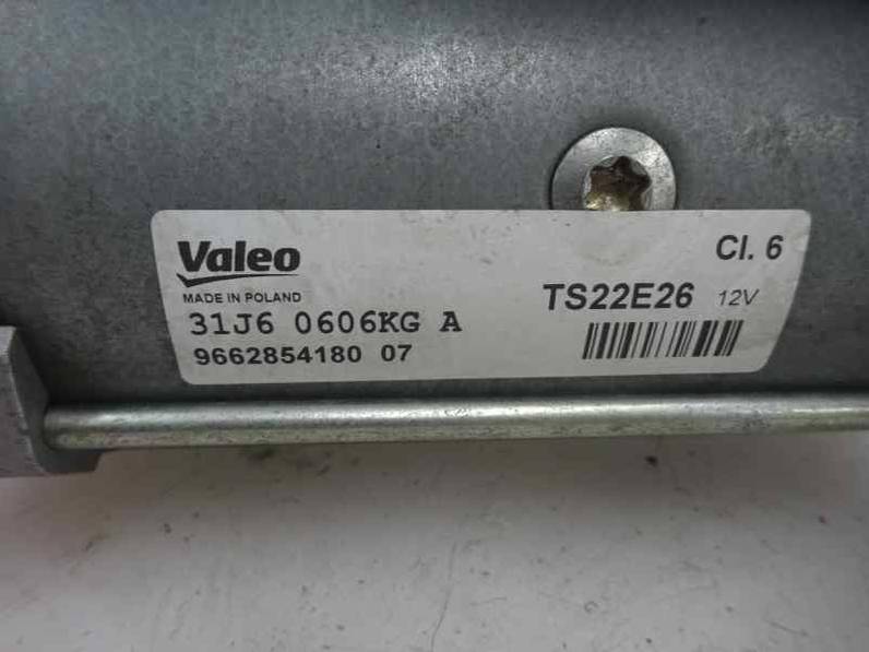 MOTOR ARRANQUE CITROEN BERLINGO CUADRO 2016 1.6 16V HDI (75 CV)