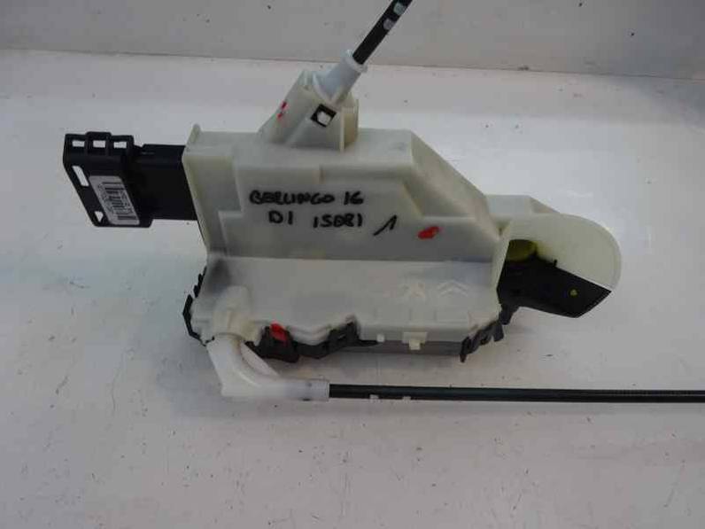 CERRADURA PUERTA DELANTERA IZQUIERDA CITROEN BERLINGO CUADRO 2016 1.6 16V HDI (75 CV)