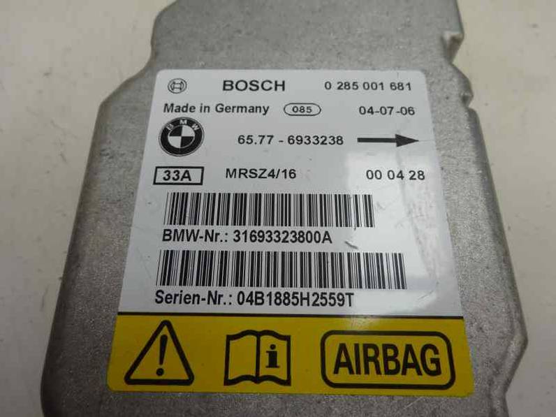 CENTRALITA AIRBAG BMW SERIE 3 BERLINA 2004 2.0 16V D (150 CV)