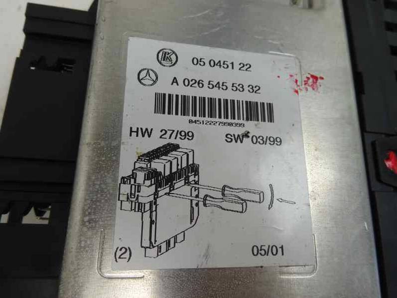 CAJA RELES FUSIBLES MERCEDES CLASE S BERLINA 2002 3.2 CDI (197 CV)