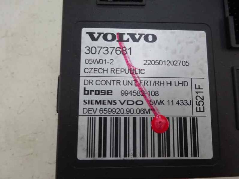 MOTOR ELEVALUNAS DELANTERO DERECHO VOLVO S40 BERLINA 2005 2.0 D (136 CV)