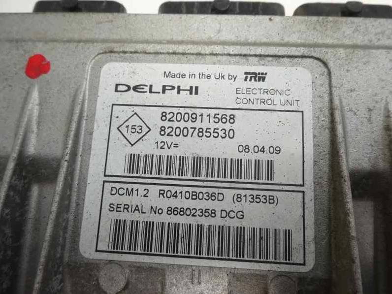 CENTRALITA MOTOR UCE DACIA SANDERO 2009 1.5 DCI D (86 CV)