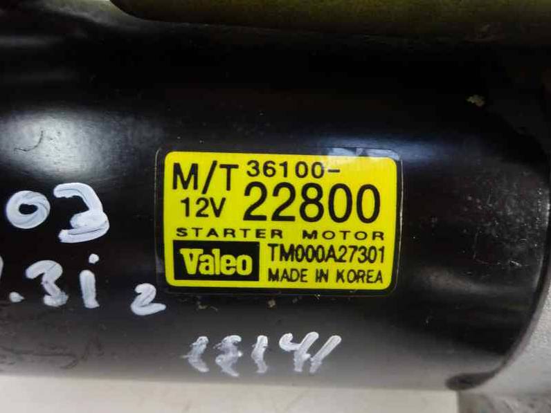 MOTOR ARRANQUE HYUNDAI GETZ 2003 1.3 12V (82 CV)