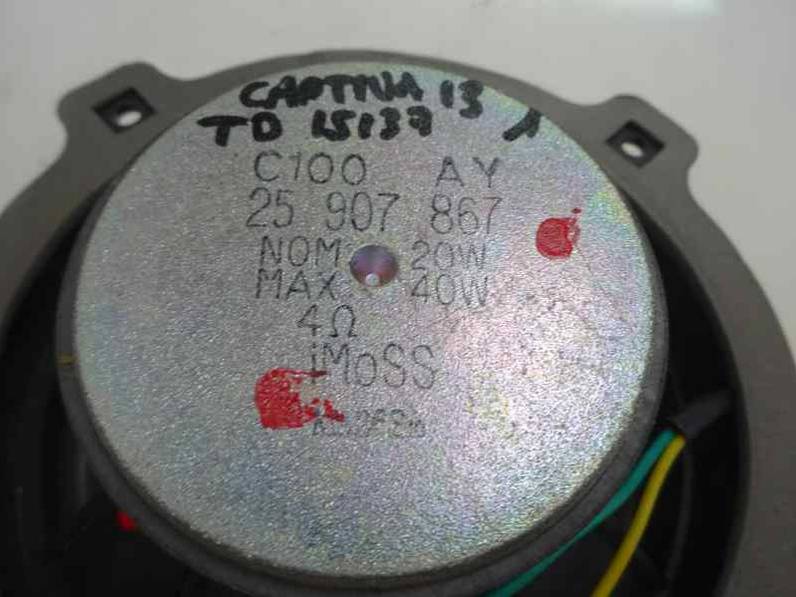 SISTEMA AUDIO RADIO CD CHEVROLET CAPTIVA 2013 2.2 D (163 CV)