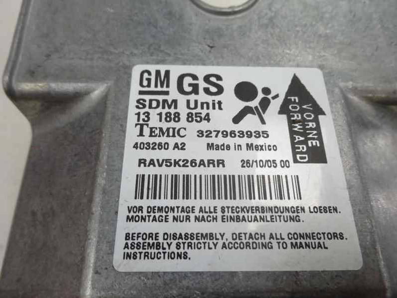 CENTRALITA AIRBAG OPEL ASTRA GTC 2006 1.7 16V CDTI (101 CV)