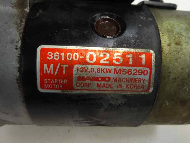 MOTOR ARRANQUE HYUNDAI ATOS PRIME 2000 1.0 (54 CV)