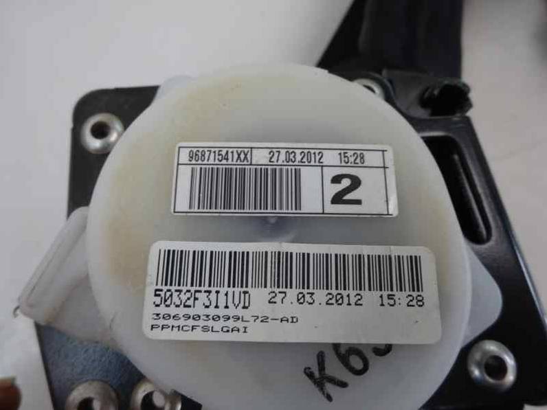 CINTURON SEGURIDAD TRASERO IZQUIERDO CITROEN DS4 2012 1.6 HDI FAP (112 CV)