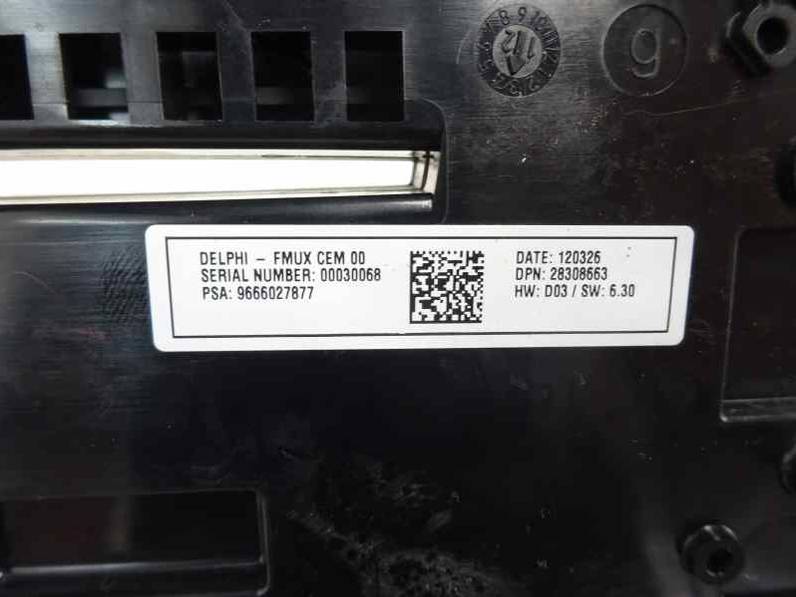 MANDO CLIMATIZADOR CITROEN DS4 2012 1.6 HDI FAP (112 CV)