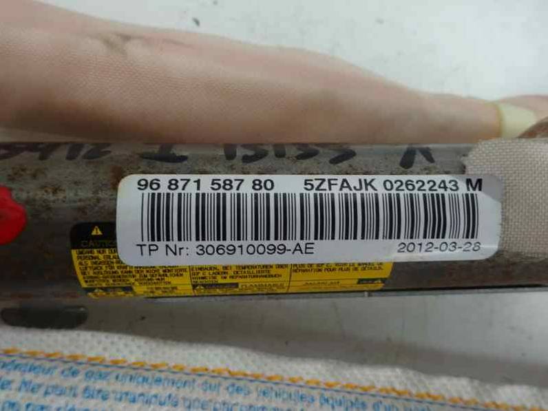 AIRBAG CORTINA DELANTERO IZQUIERDO CITROEN DS4 2012 1.6 HDI FAP (112 CV)