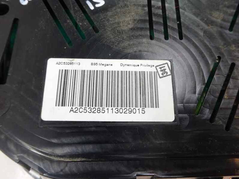 CUADRO INSTRUMENTOS RENAULT MEGANE III BERLINA 5 P 2009 1.5 DCI D (106 CV)