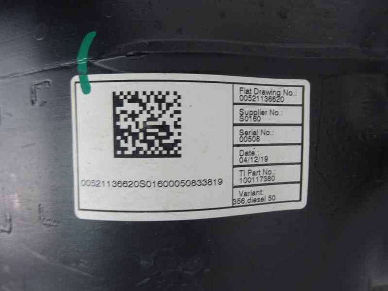 DEPOSITO COMBUSTIBLE FIAT TIPO II SEDAN 2020 1.3 16V M-JET (95 CV)