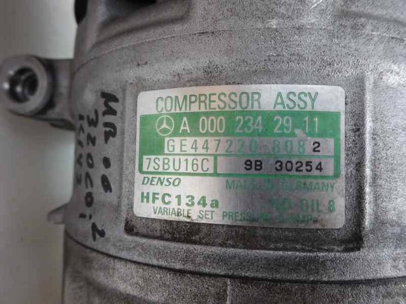 COMPRESOR AIRE ACONDICIONADO MERCEDES CLASE E BERLINA DIESEL 2000 3.2 CDI (197 CV)