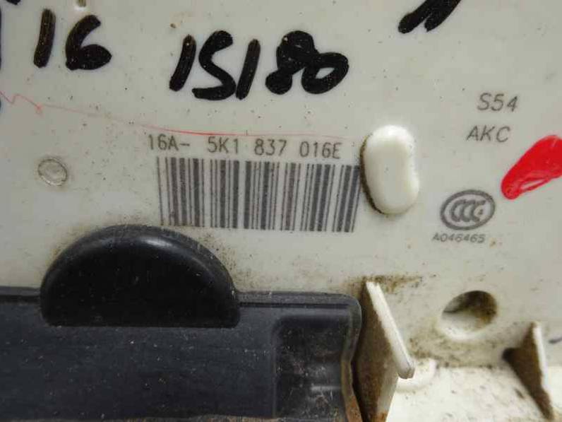 CERRADURA PUERTA DELANTERA DERECHA VOLKSWAGEN GOLF VII LIM 2016 1.4 16V TSI (125 CV)