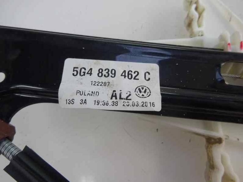 ELEVALUNAS TRASERO DERECHO VOLKSWAGEN GOLF VII LIM 2016 1.4 16V TSI (125 CV)