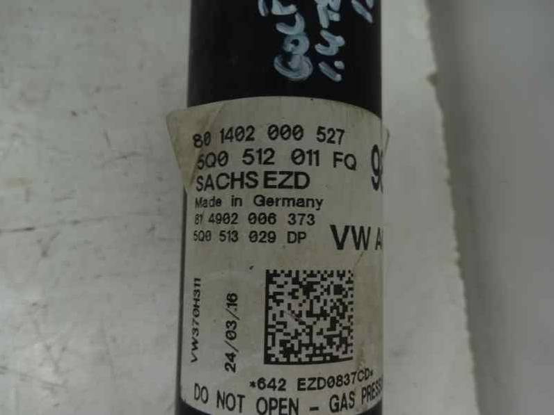 AMORTIGUADOR TRASERO IZQUIERDO VOLKSWAGEN GOLF VII LIM 2016 1.4 16V TSI (125 CV)