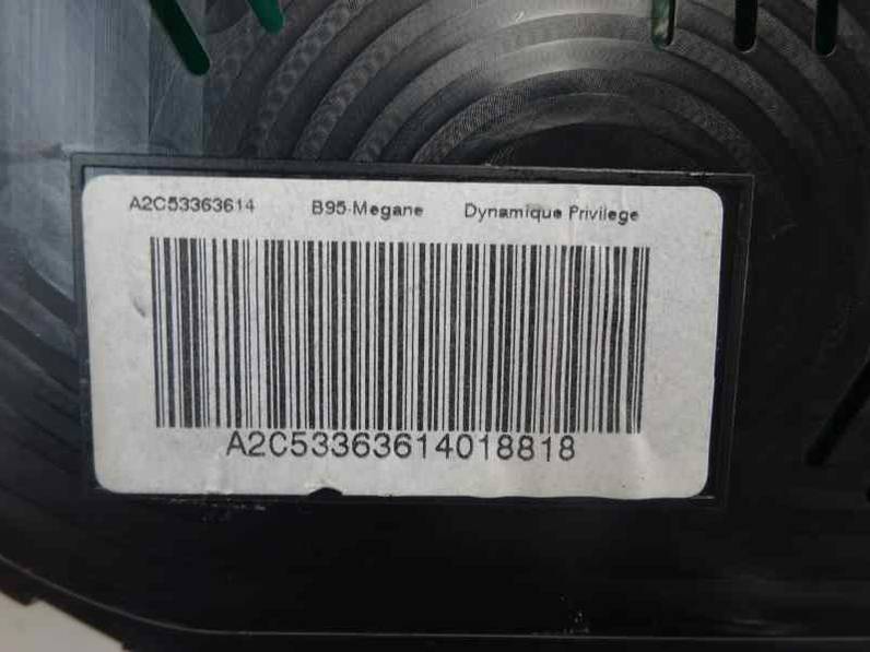 CUADRO INSTRUMENTOS RENAULT MEGANE III COUPE 2009 1.5 DCI D (106 CV)