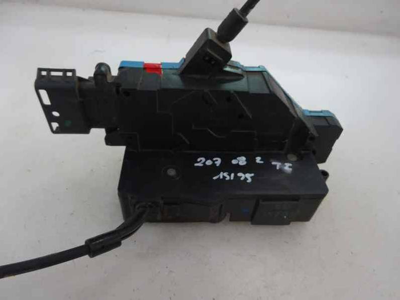 CERRADURA PUERTA TRASERA IZQUIERDA PEUGEOT 207 2008 1.4 HDI (68 CV)