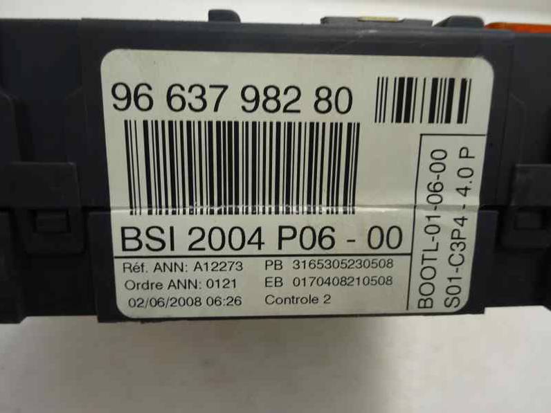 CAJA RELES FUSIBLES PEUGEOT 207 2008 1.4 HDI (68 CV)