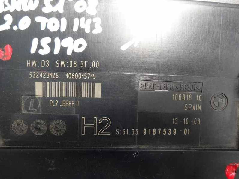 MODULO ELECTRONICO BMW SERIE 1 BERLINA 2008 2.0 TURBODIESEL (143 CV)