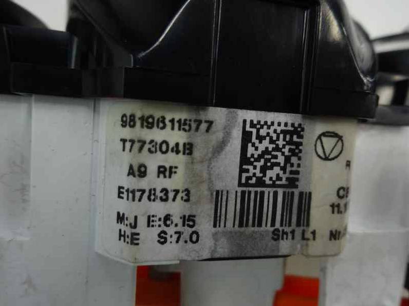 MANDO CALEFACCION AIRE ACONDICIONADO PEUGEOT 208 2017 1.6 BLUE-HDI FAP (75 CV)