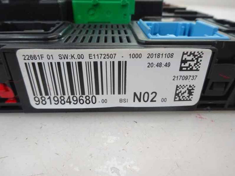 CAJA RELES FUSIBLES CITROEN C ELYSEE 2019 1.5 BLUE-HDI FAP (102 CV)