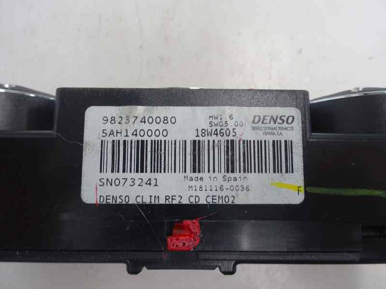 MANDO CLIMATIZADOR CITROEN C ELYSEE 2019 1.5 BLUE-HDI FAP (102 CV)