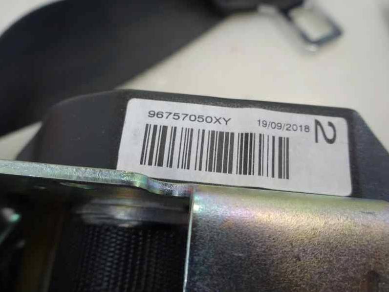 CINTURON SEGURIDAD TRASERO DERECHO CITROEN C ELYSEE 2019 1.5 BLUE-HDI FAP (102 CV)