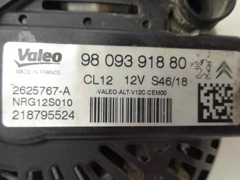 ALTERNADOR CITROEN C ELYSEE 2019 1.5 BLUE-HDI FAP (102 CV)