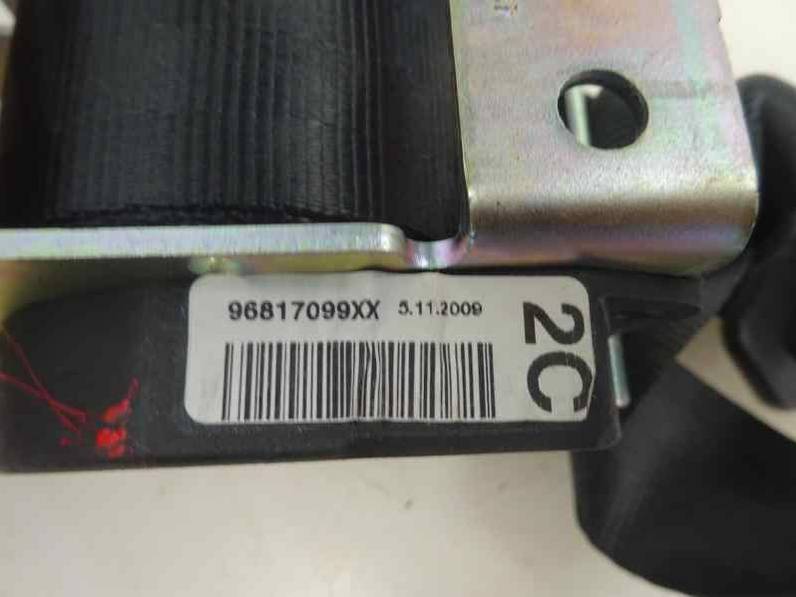 CINTURON SEGURIDAD TRASERO CENTRAL CITROEN C3 PICASSO 2009 1.4 16V (95 CV)