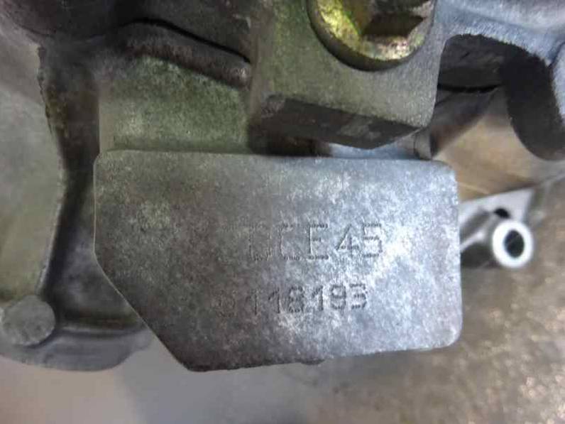 CAJA CAMBIOS PEUGEOT 206 BERLINA 1999 1.4 (75 CV)