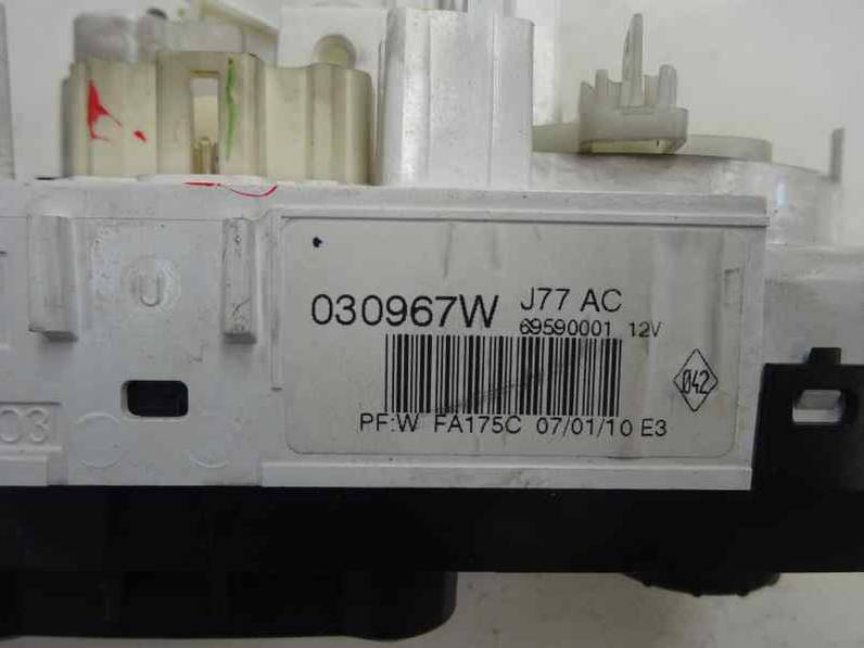 MANDO CALEFACCION AIRE ACONDICIONADO RENAULT CLIO III 2010 1.5 DCI D FAP (86 CV)