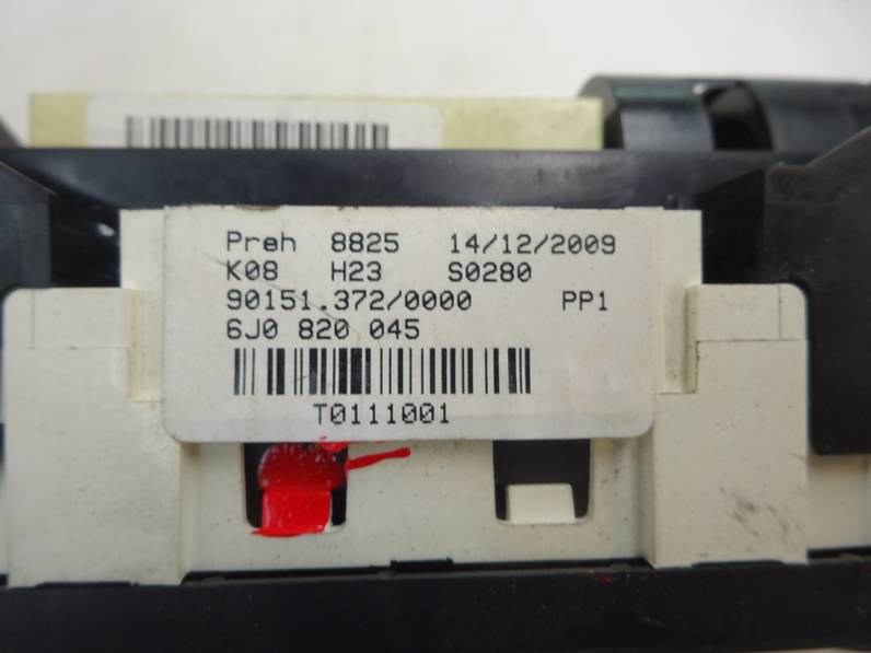 MANDO CALEFACCION AIRE ACONDICIONADO SEAT IBIZA SC 2010 1.6 TDI (90 CV)