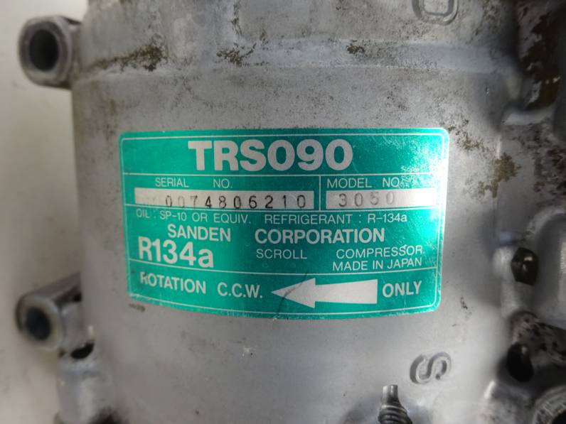 COMPRESOR AIRE ACONDICIONADO HONDA CONCERTO 1992 1.5 (90 CV)