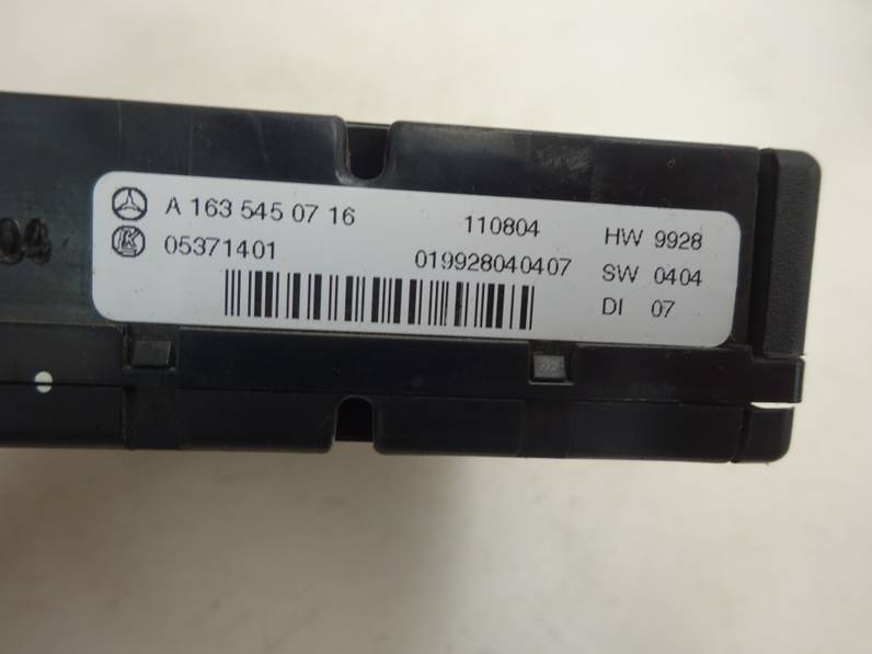 MODULO ELECTRONICO MERCEDES CLASE M 2005 2.7 CDI 20V (163 CV)